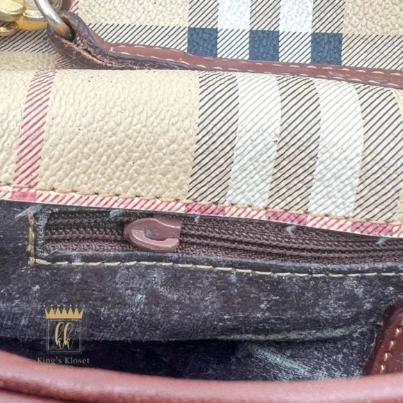 BURBERRY HAYMARKET CROSSBODY BAG - Picture 6 of 12